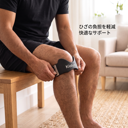 ひざサポーター 着用イメージ