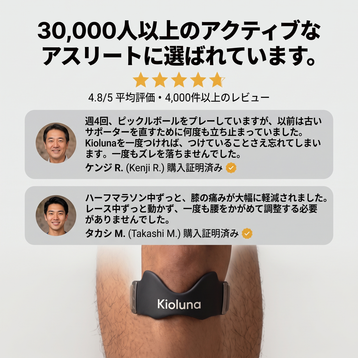 ひざサポーター スポーツ